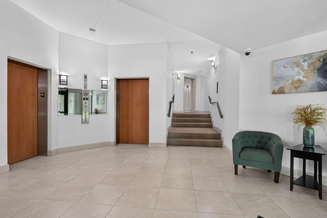 Elevator Lobby w/Security Doors