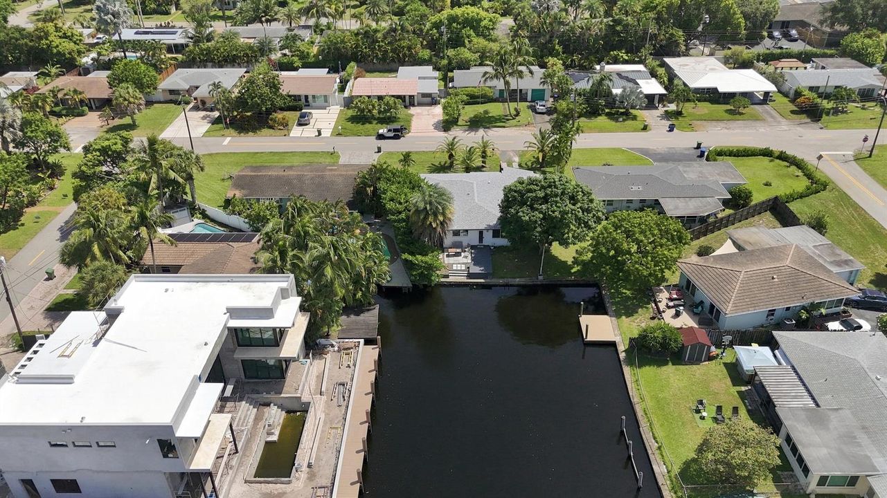 Aerial Back South