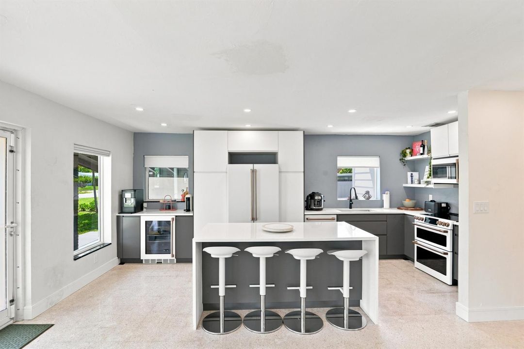 Kitchen and Island