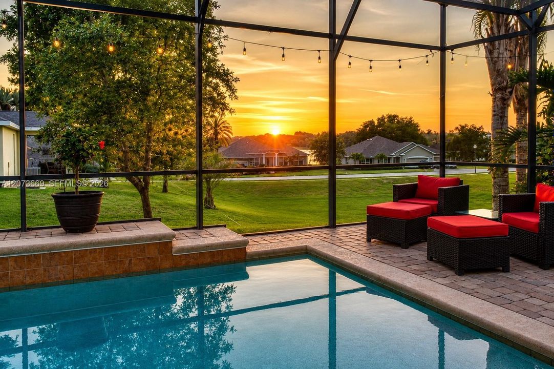 Nightly Sunsets Over Little Lake Nellie!