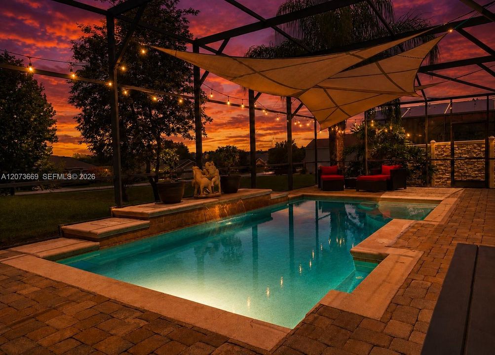 Imagine Relaxing at Night Under the Stars in your Heated Pool!