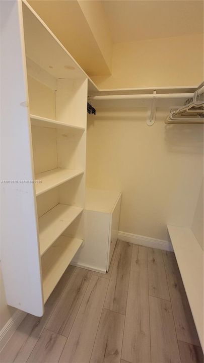 Master closet