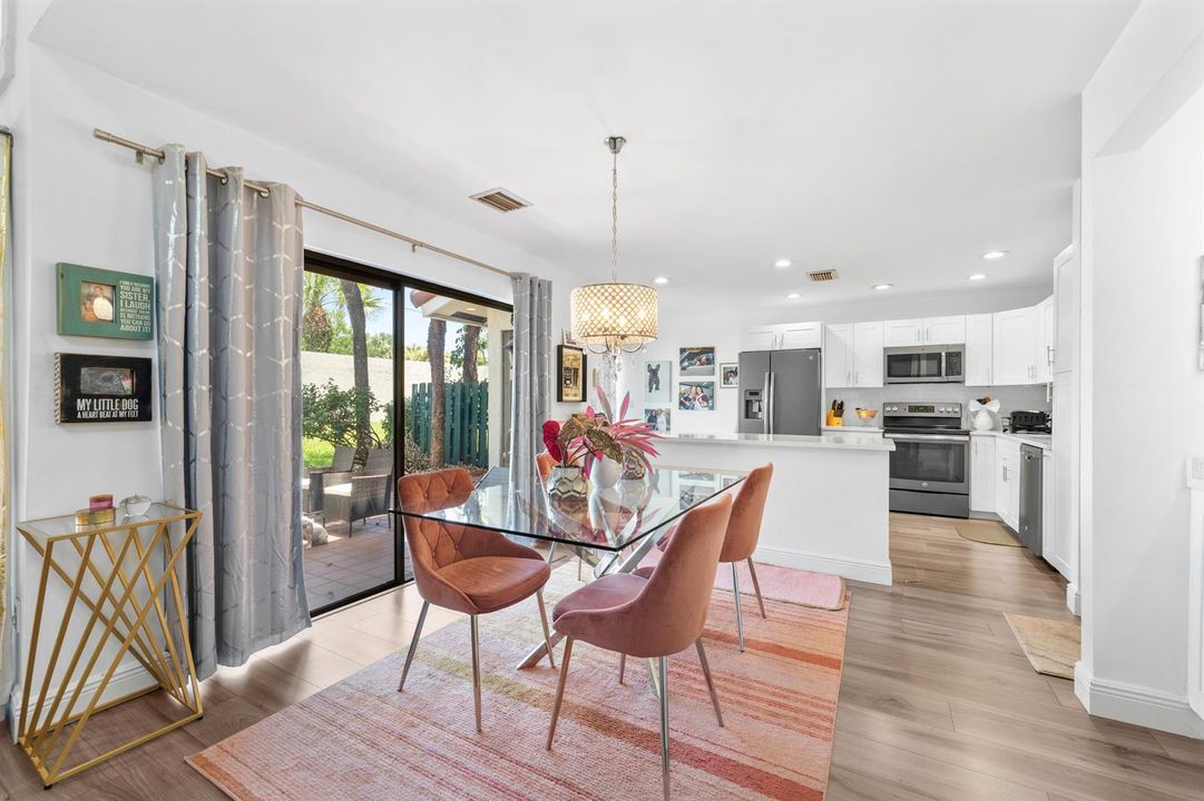 dining to patio