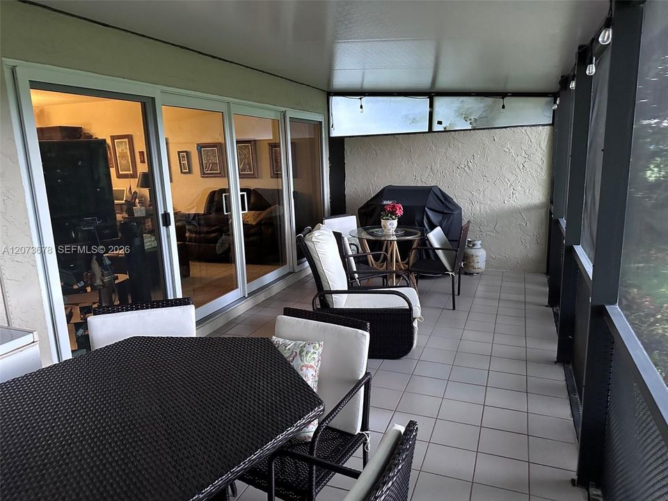 Screened porch
