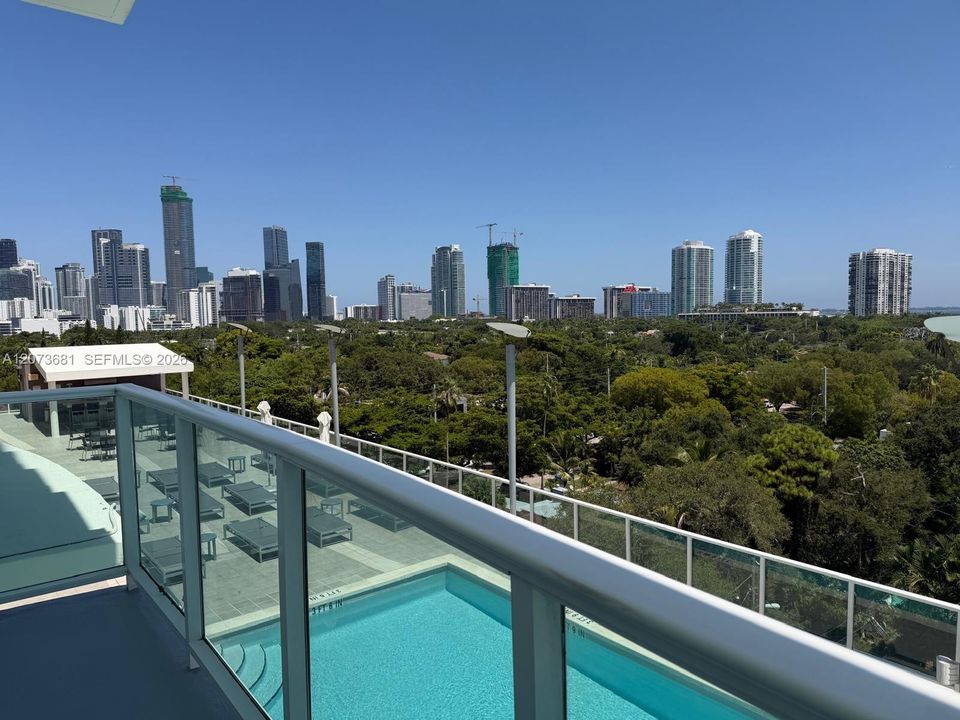 Great views form pool area