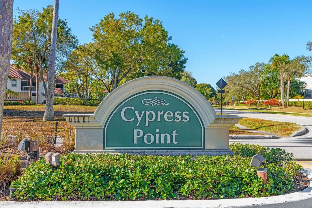Cypress point entrance