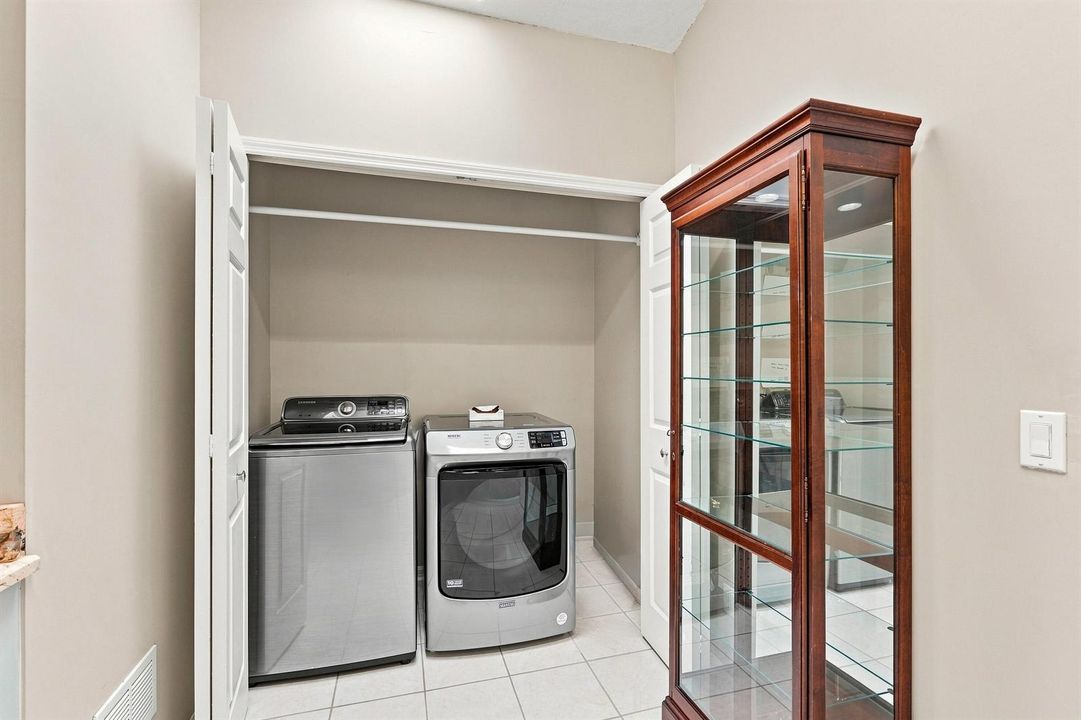 Laundry closet