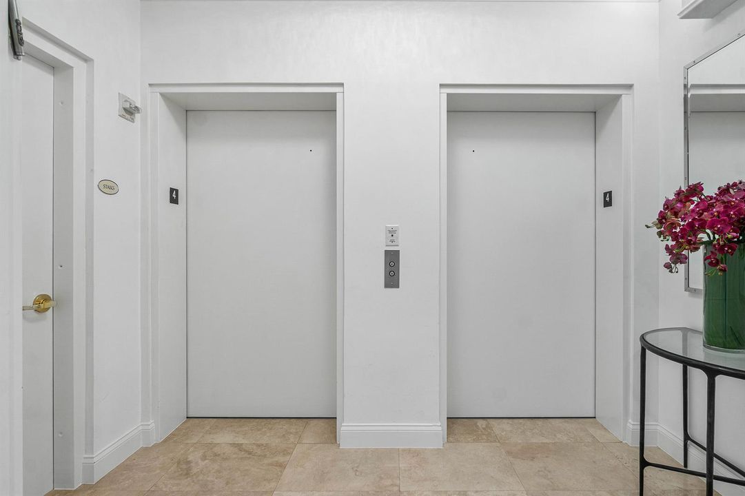 PRIVATE ELEVATOR ENTRANCE