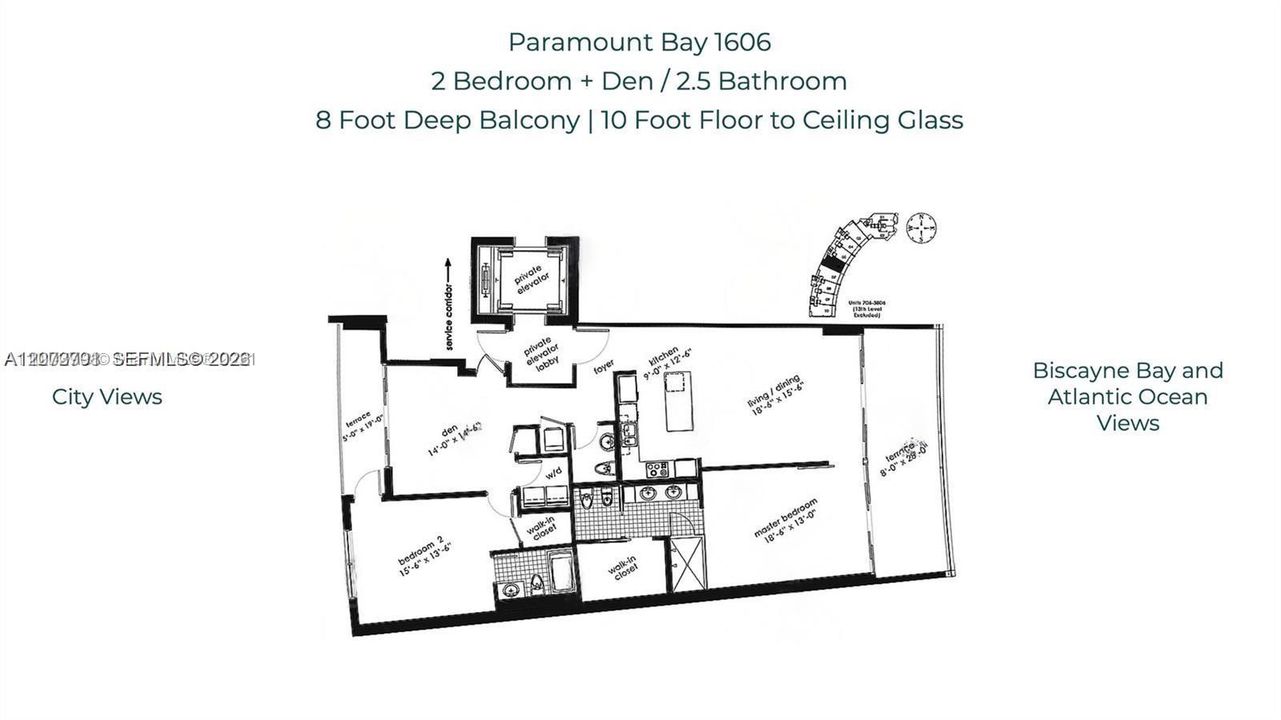 For Rent: $8,950 (2 beds, 2 baths, 1666 Square Feet)