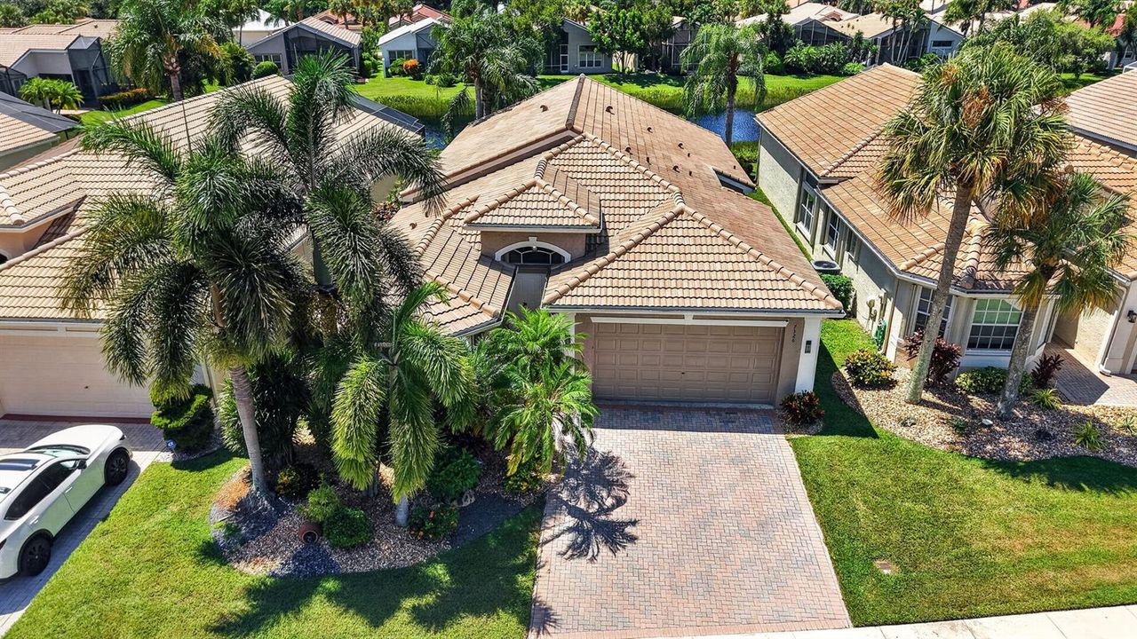 AERIAL VIEW OF HOUSE