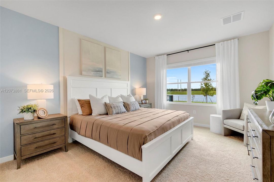 Furnished photos are of the model home for illustration only. Laminate floor