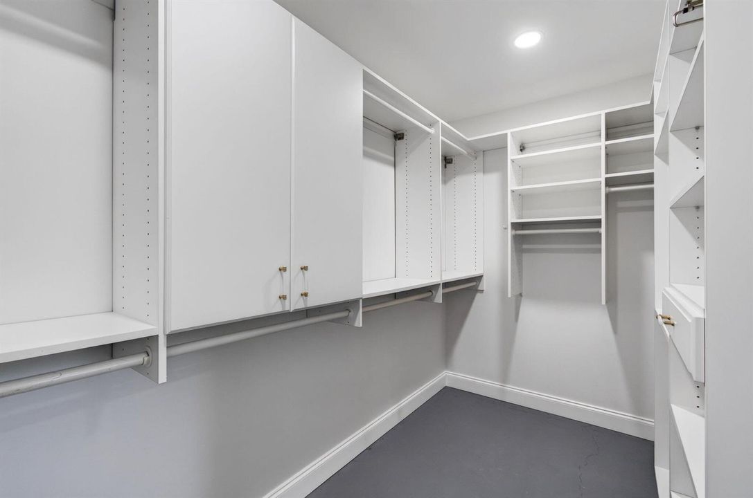 Primary Walk-in Closet