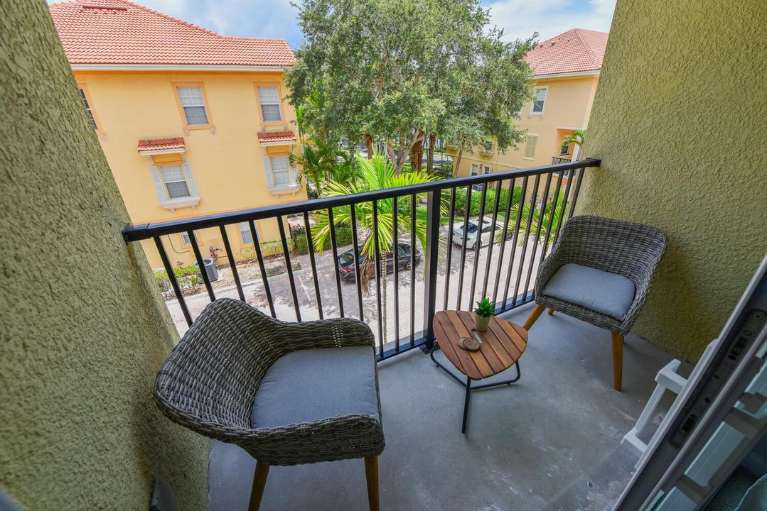Balcony off the Primary suite