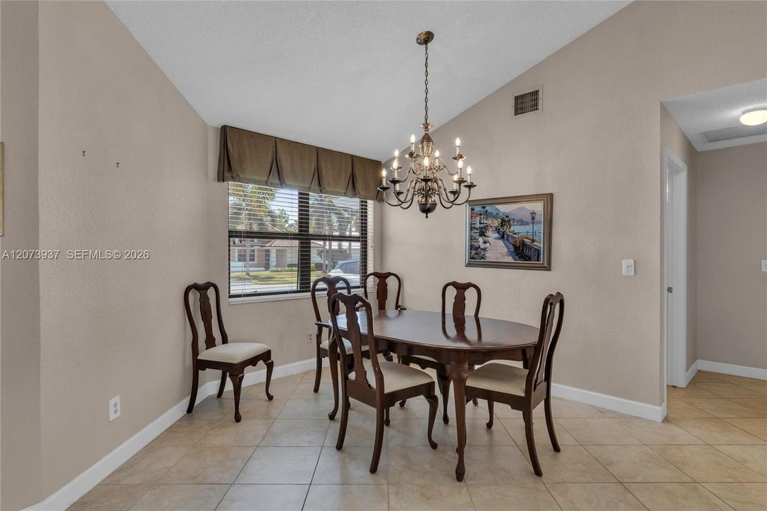 Formal dining room with plenty of room for entertaining