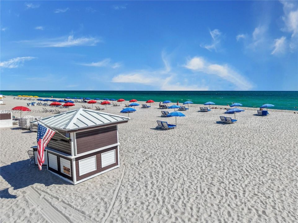 Private beach area for residents use only.