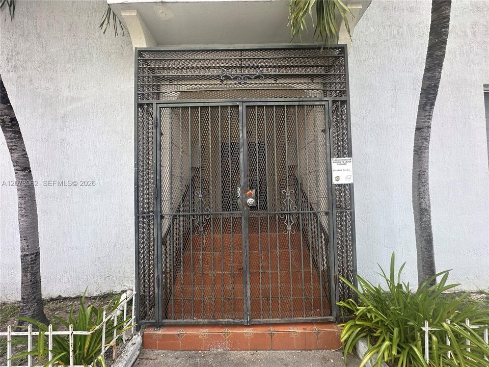 Secured gate