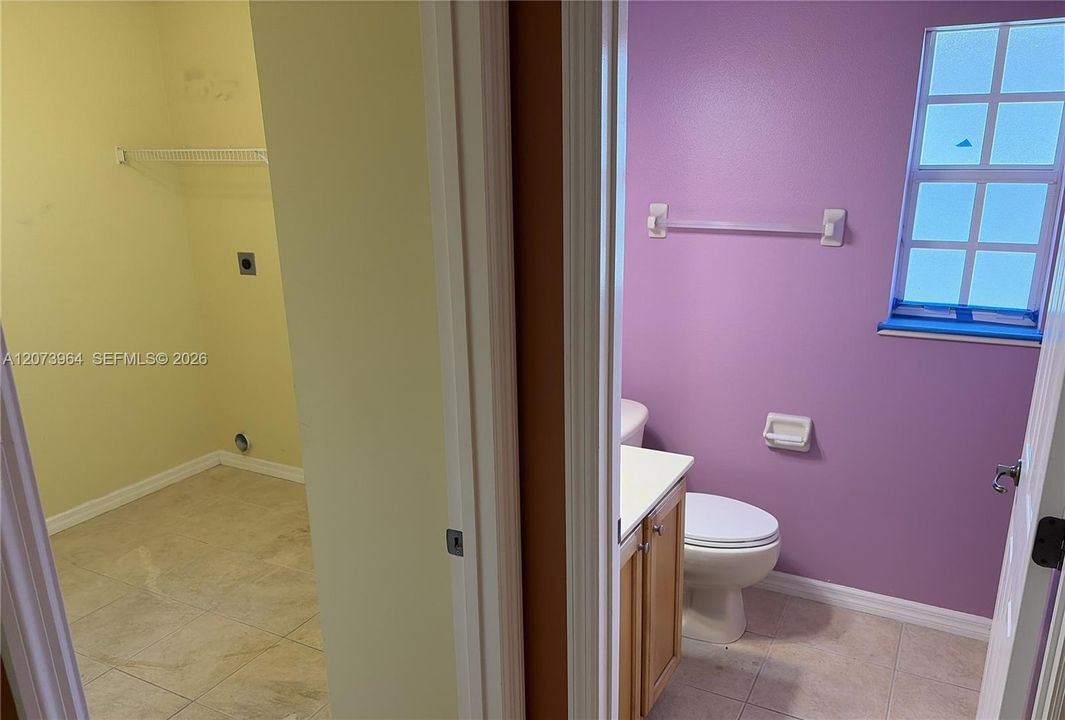 Laundry Rm. Half Bath