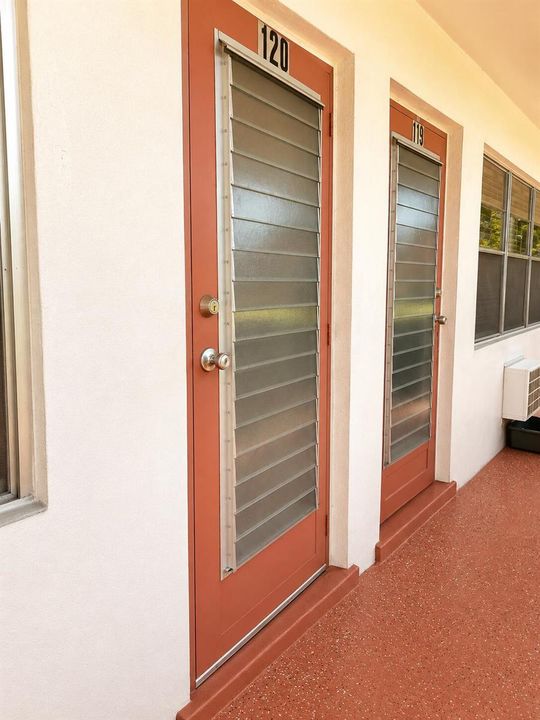 Exterior Entry – Unit Door