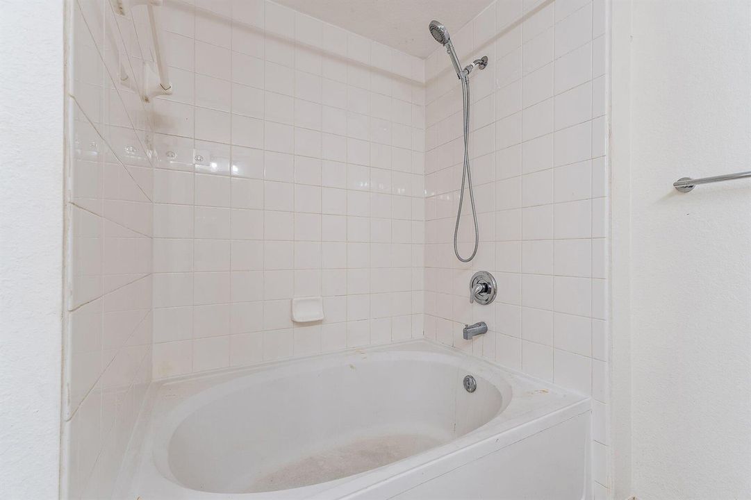 Master shower tub