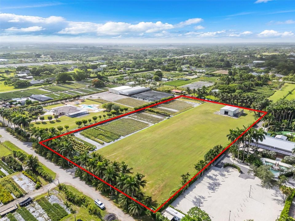 MAIN ENTRANCE....FENCED NO LEASES.....NORTH SOUTH FRONTAGE