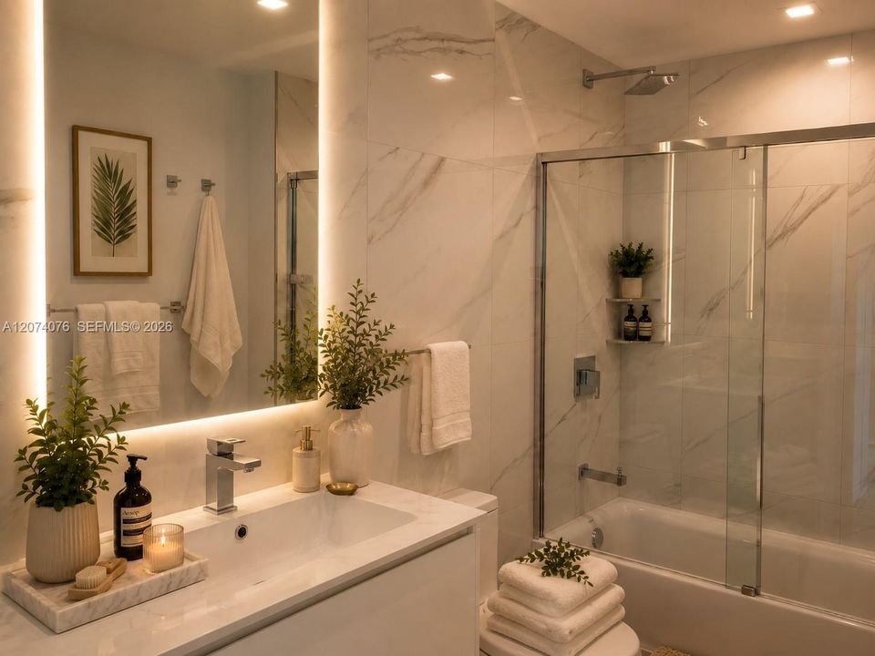 Photos have been virtually staged for illustrative purposes to help showcase the potential use, scale, and design possibilities of the space. Furniture, décor, lighting, accessories, and certain finishes shown in the virtually staged images are not currently present in the property and are not included in the sale. Buyers should rely on the actual property condition and in-person viewing.