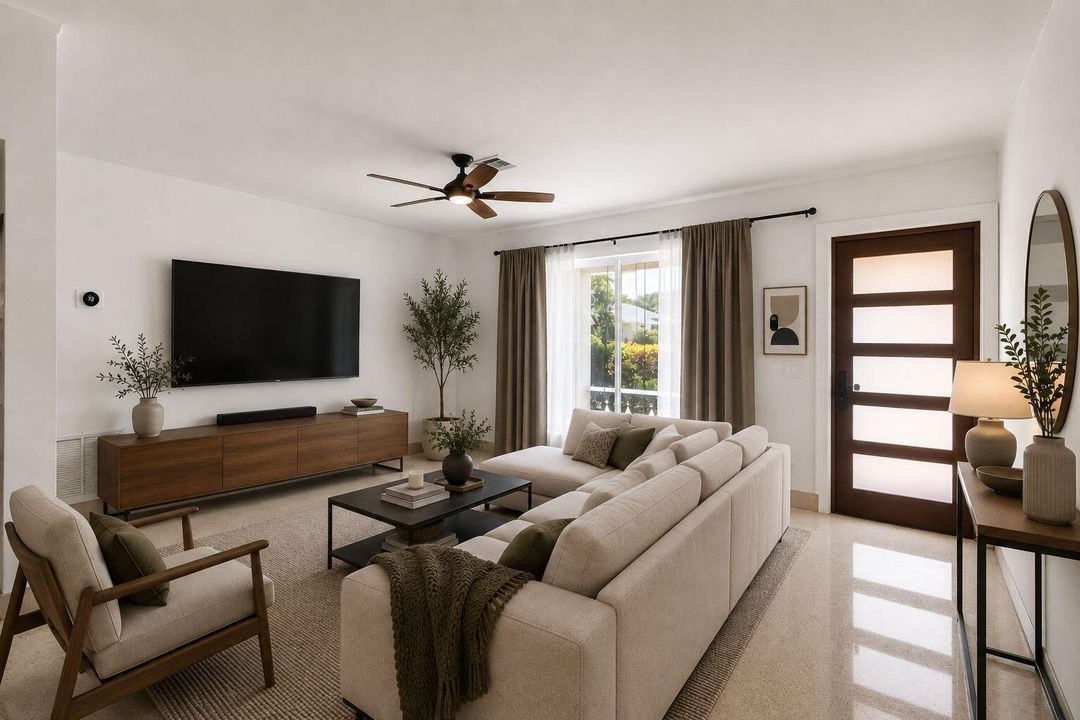 Living Area Staged