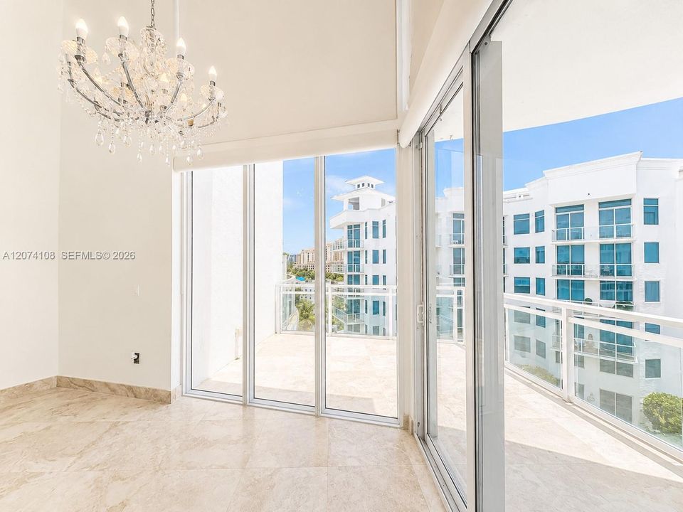 view from the living room