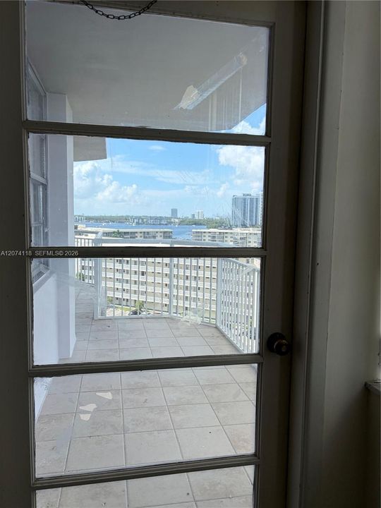 View from Kitchen Door; Balcony Access