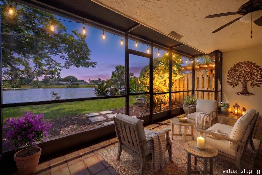 Patio dusk