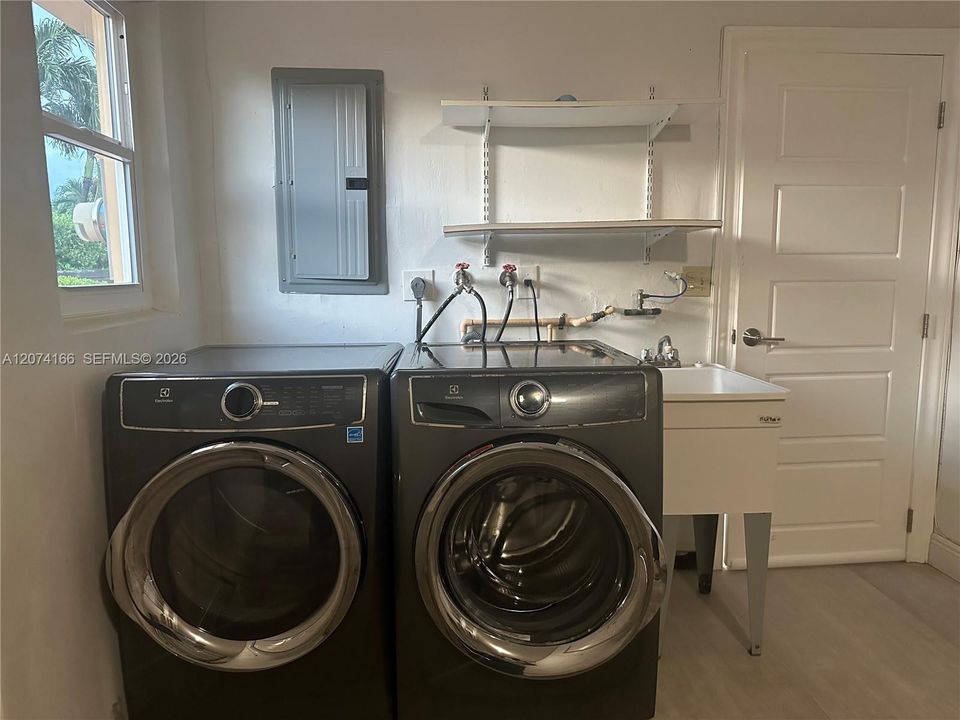 Laundry area