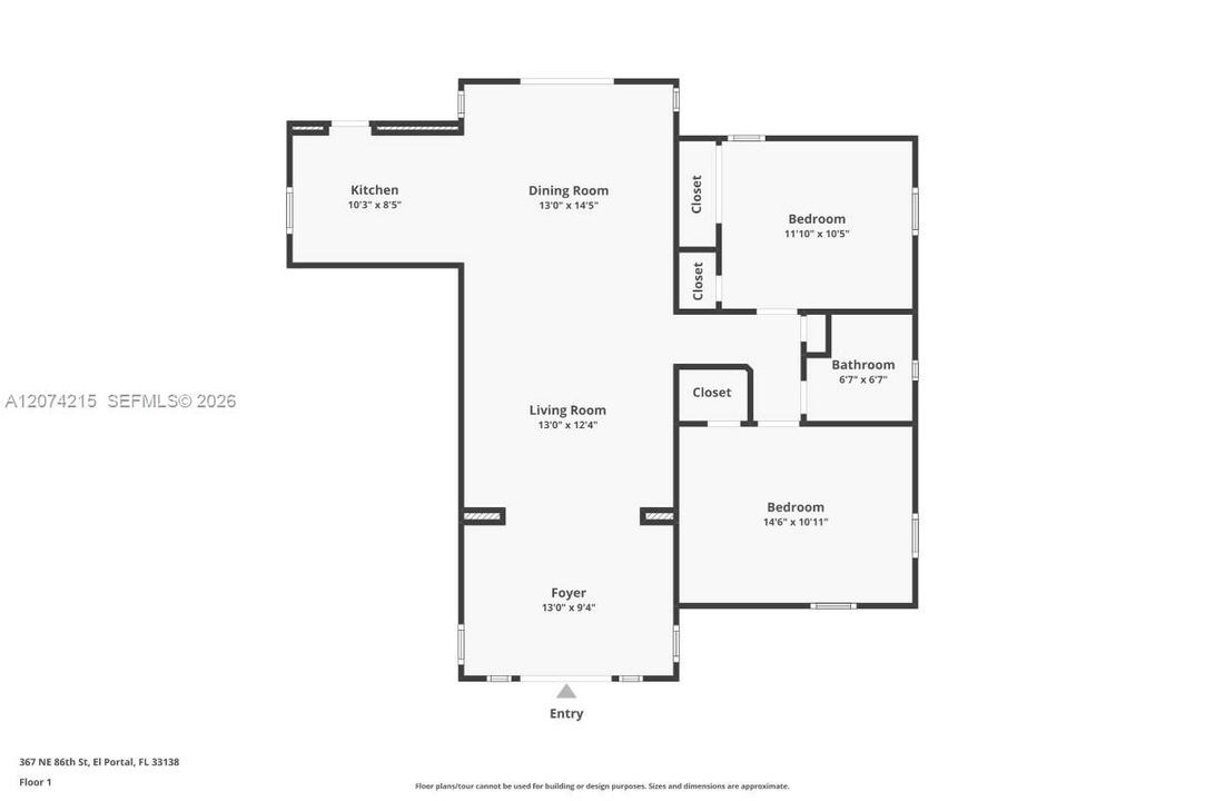 For Sale: $830,000 (2 beds, 1 baths, 1051 Square Feet)