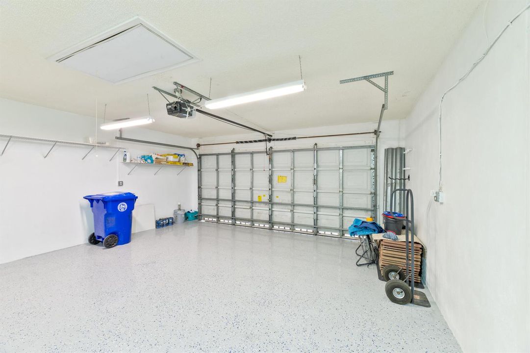 Krauss inside garage from inside door