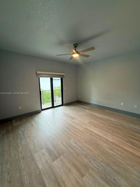 Main bedroom with private balcony