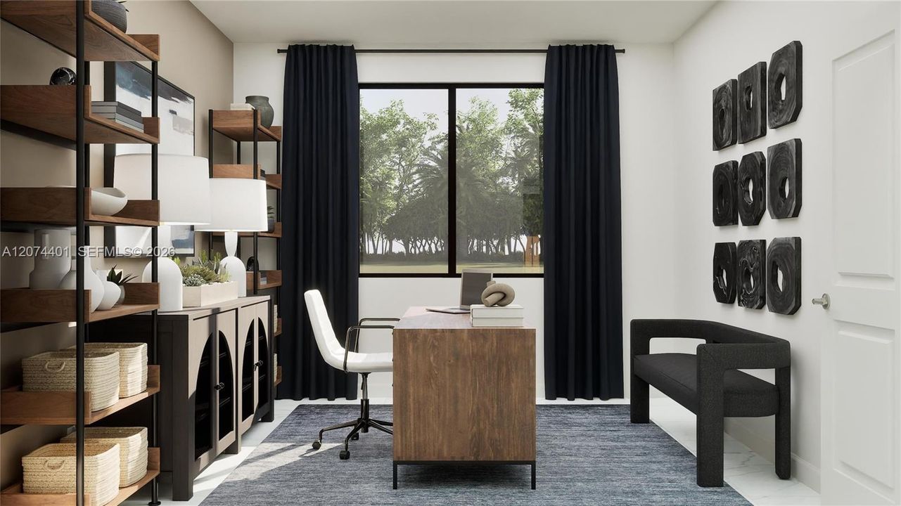 With a convenient first-floor placement, conference calls and important deadlines stay contained.