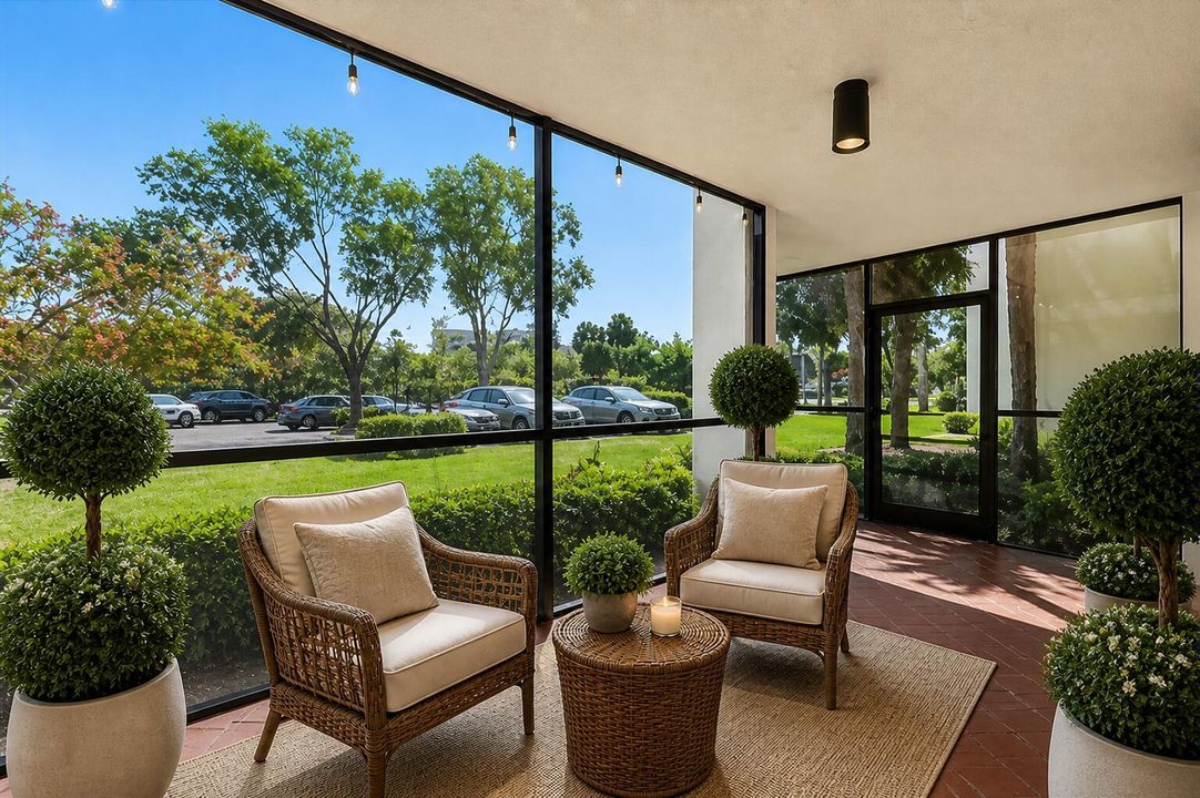 Virtually Staged Patio