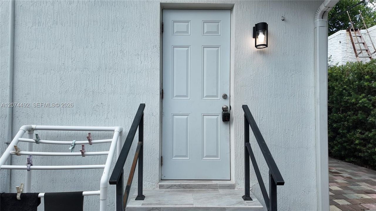 There is also direct access to a private exterior area alongside the residence