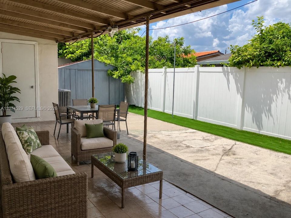 virtual furniture, terraza y patio