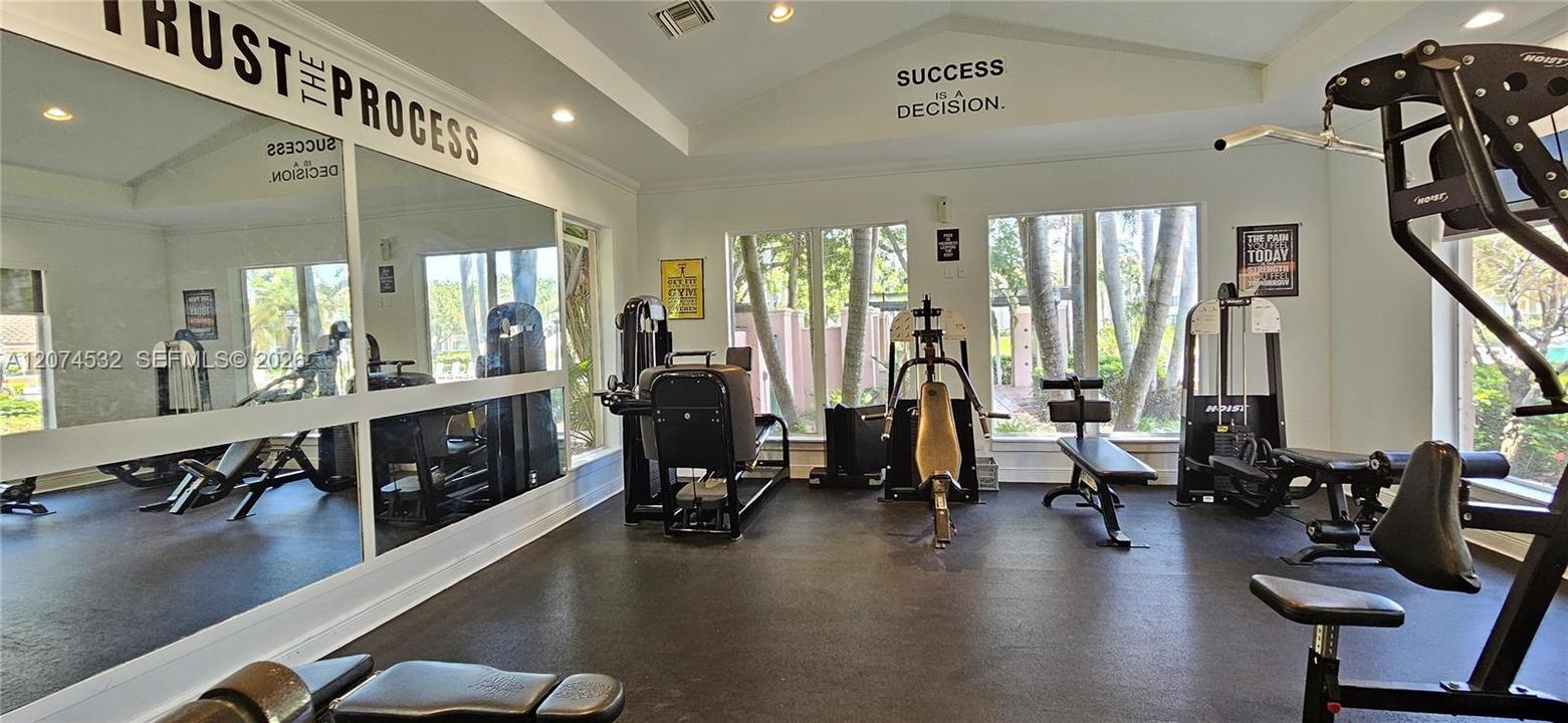Weight room