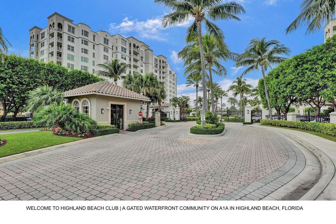 Welcome to Highland Beach Club