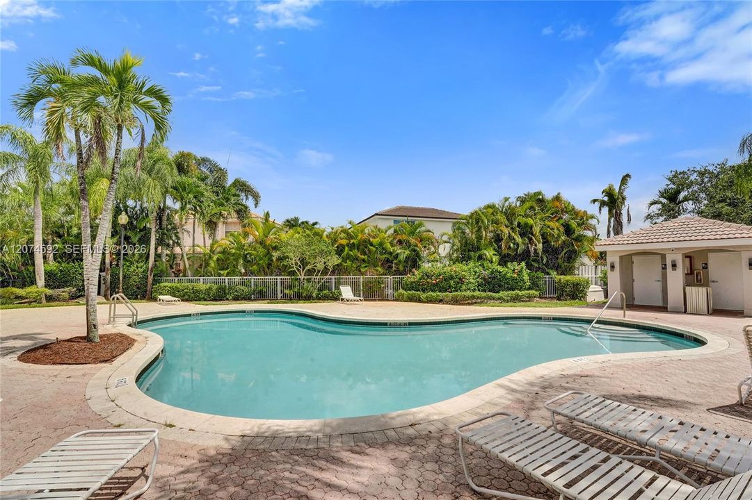 Community Pool is walking distance from the home