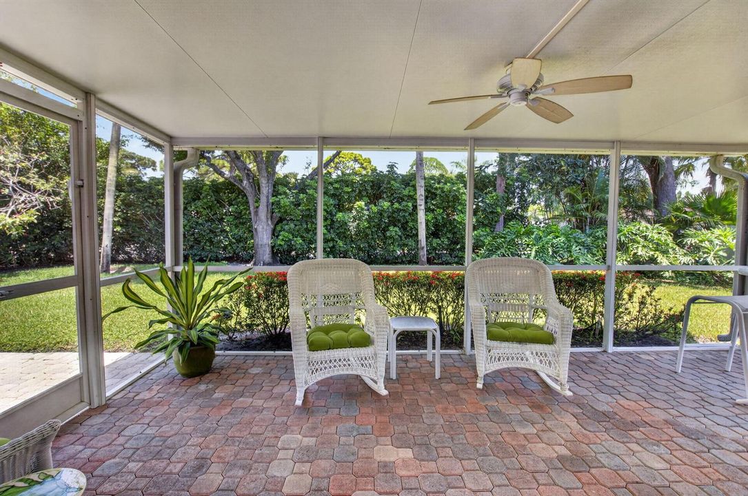 Screened, Covered Patio