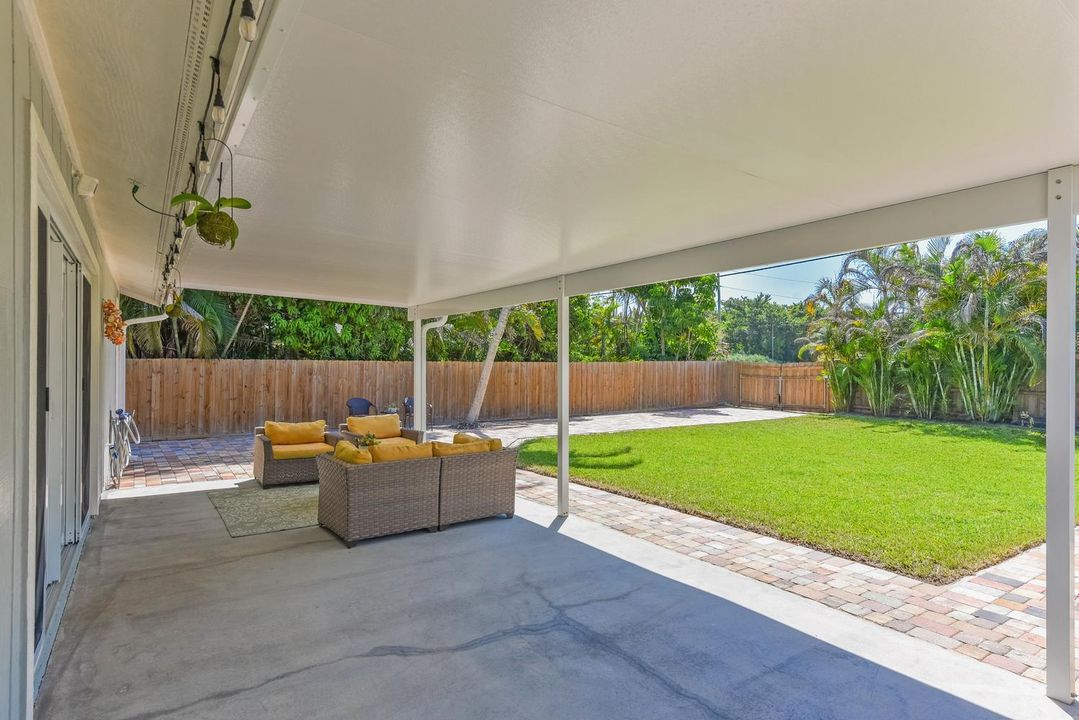 Covered patio