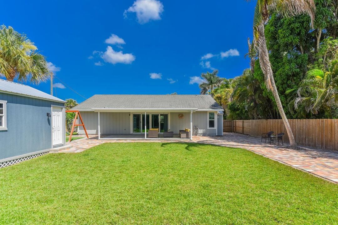 Rear of home