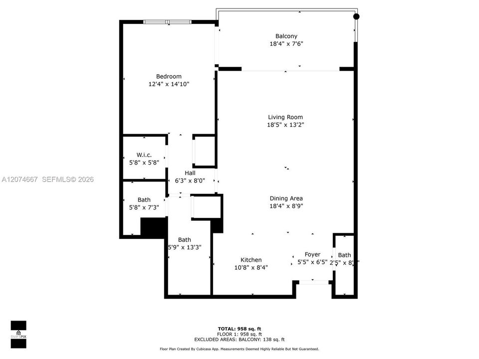 For Rent: $4,500 (1 beds, 1 baths, 1076 Square Feet)