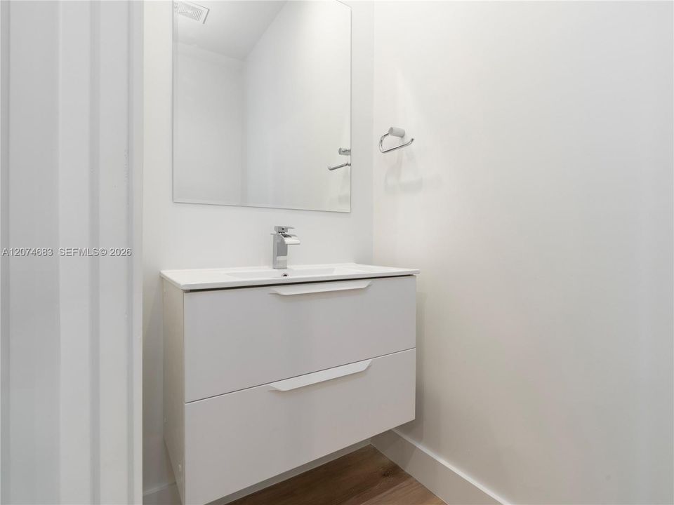 Powder Bath downstairs