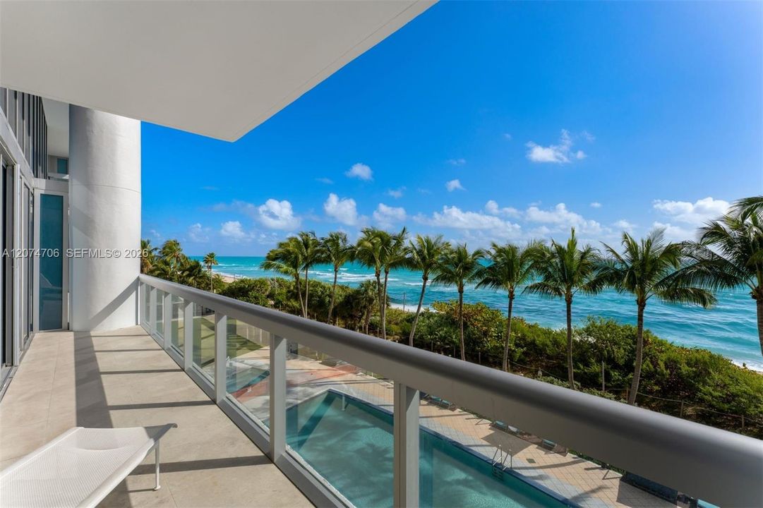 Balcony from living room