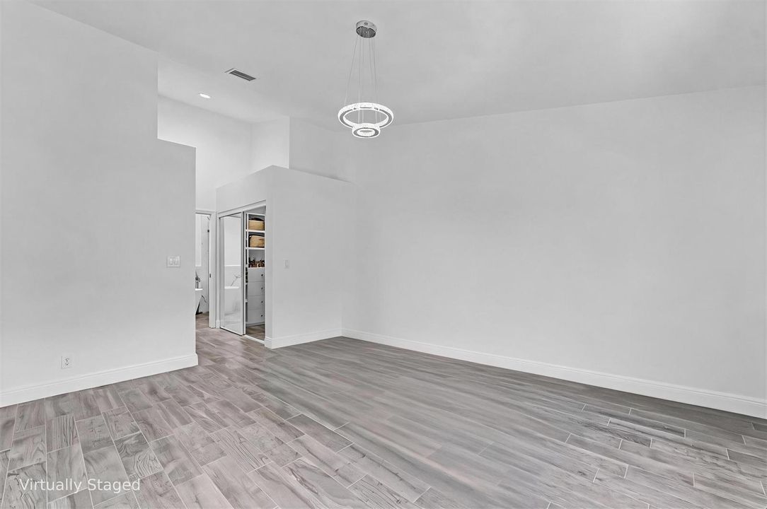 vacant bedroom