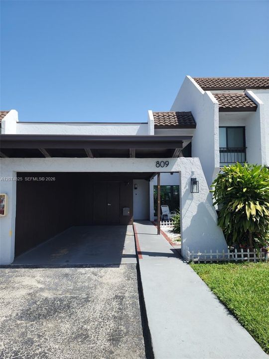 Front Exterior / Carport