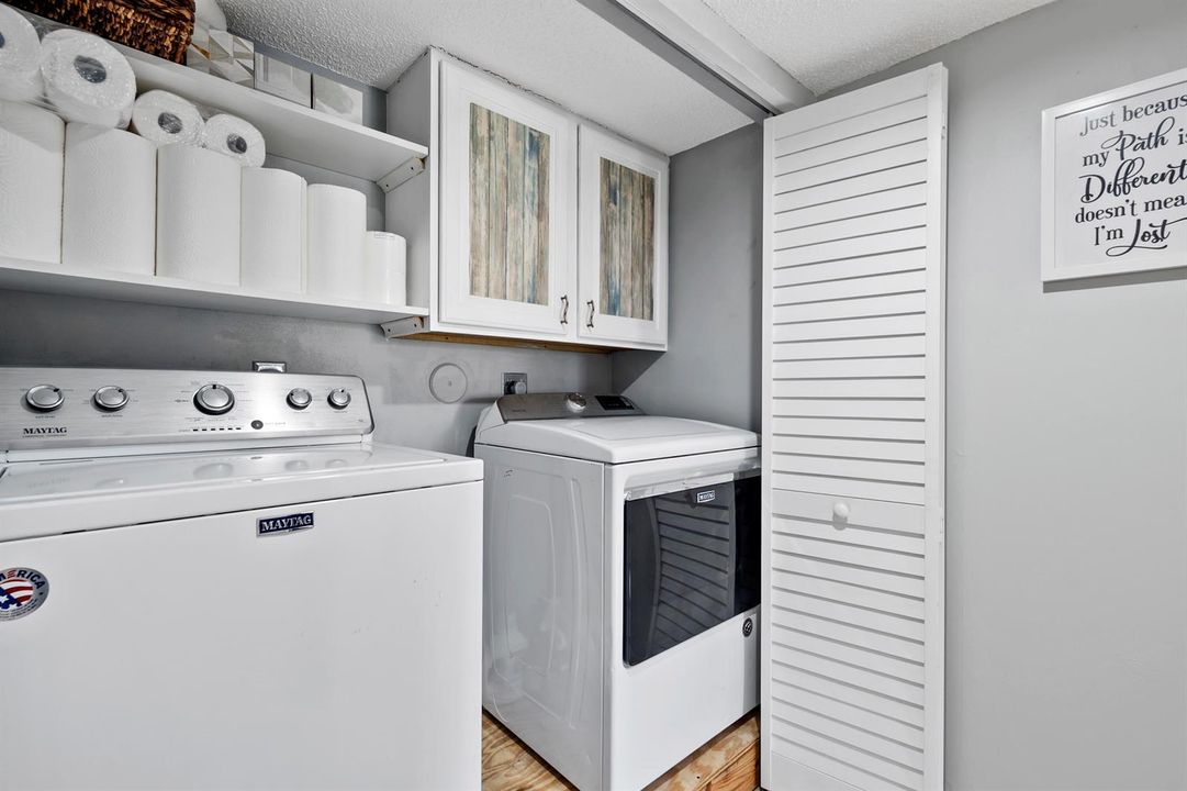 Laundry inside