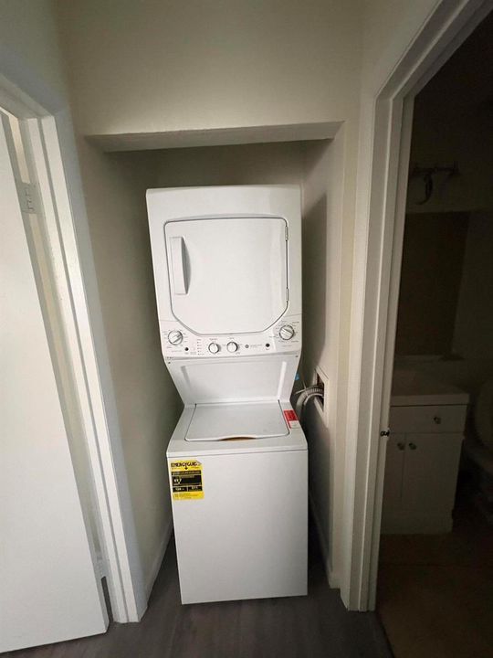 Laundry closet